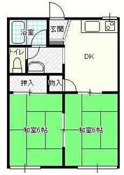 アークヴィレッジ開成B棟の物件間取画像